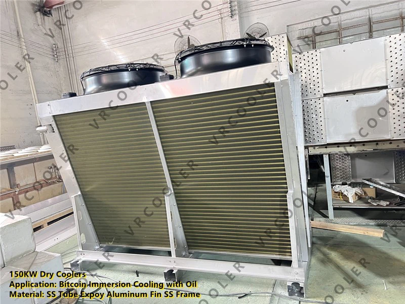 150kw dry cooler for bitcoin immersion cooling 2 150kw dry cooler for bitcoin immersion cooling 2